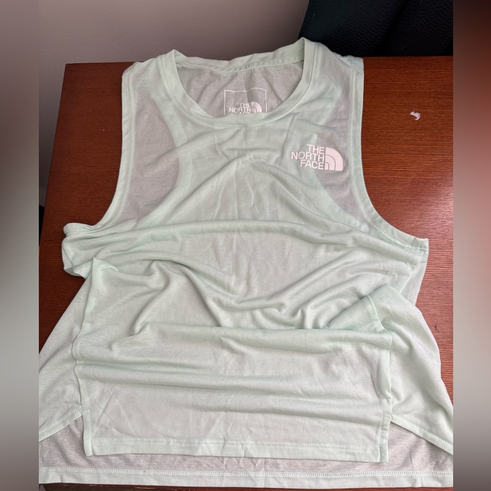 The North Face Pink Sleeveless Muscle Tee with Cut Out